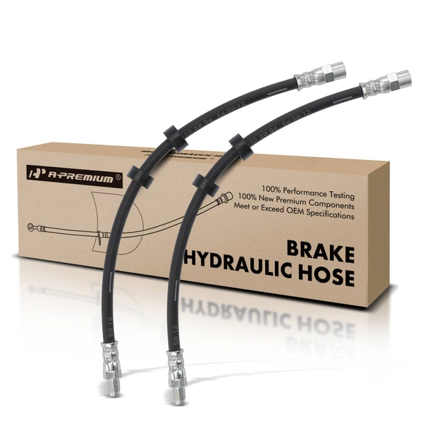 2 Pcs Front Brake Hydraulic Hose for 1998-2000 Volvo S70