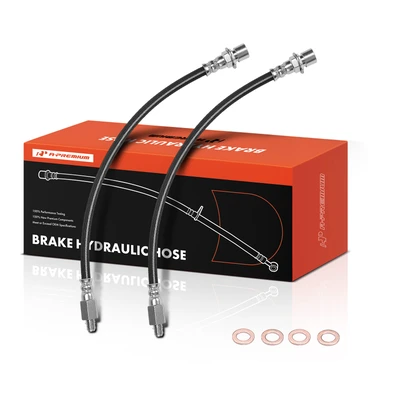 2 Pcs Front Brake Hydraulic Hoses