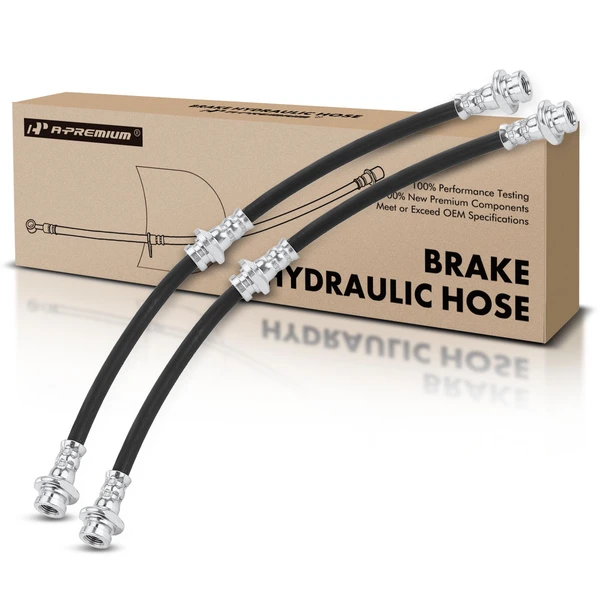 2 Pcs Brake Hydraulic Hose for 1989-1997 Geo Metro