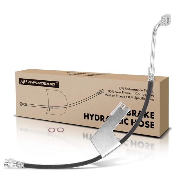 Front Passenger Brake Hydraulic Hose for 1990-2000 GMC C3500