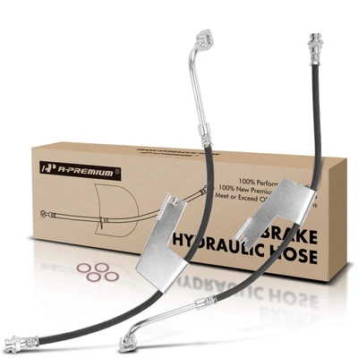 2 Pcs Front Brake Hydraulic Hose