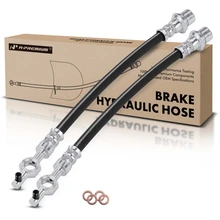 2 Pcs Front Outer Brake Hydraulic Hose for 1991-1996 Toyota Previa