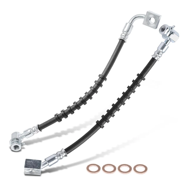 2 Pcs Front Brake Hydraulic Hose for Ford Explorer Ranger Mazda Mercury