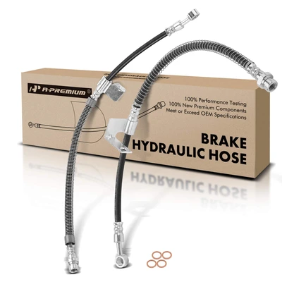 2 Pcs Front Brake Hydraulic Hose