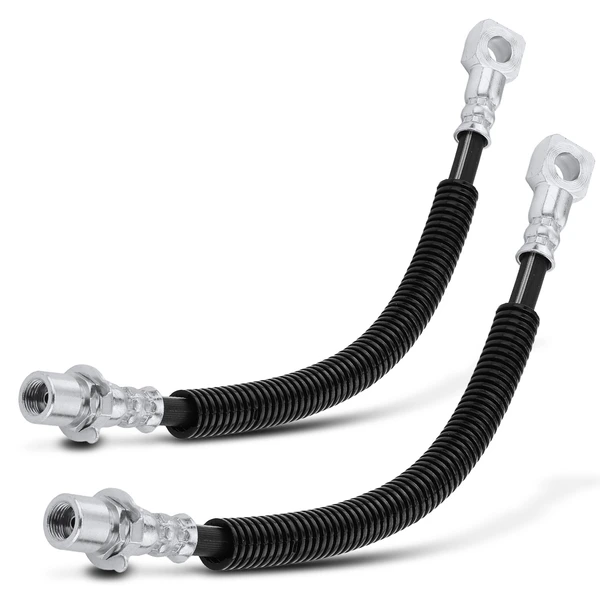 2 Pcs Front Brake Hydraulic Hose for Chevrolet S10 00-03 GMC Isuzu RWD