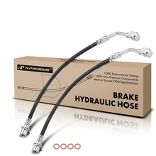 2 Pcs Front Brake Hydraulic Hose for 2001-2005 Pontiac Aztek