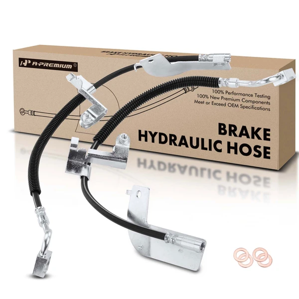 2 Pcs Rear Brake Hydraulic Hose for Ford Mustang 1999-2004 V8 4.6L V8 5.4L