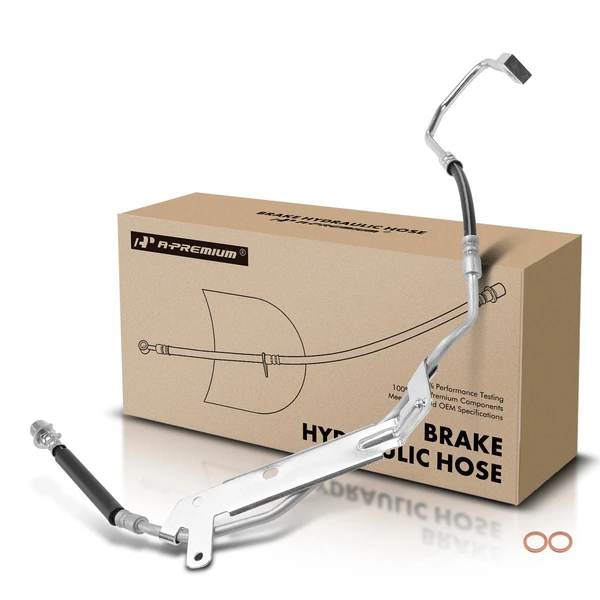 Front Driver Brake Hydraulic Hose for 2003-2004 Dodge Dakota