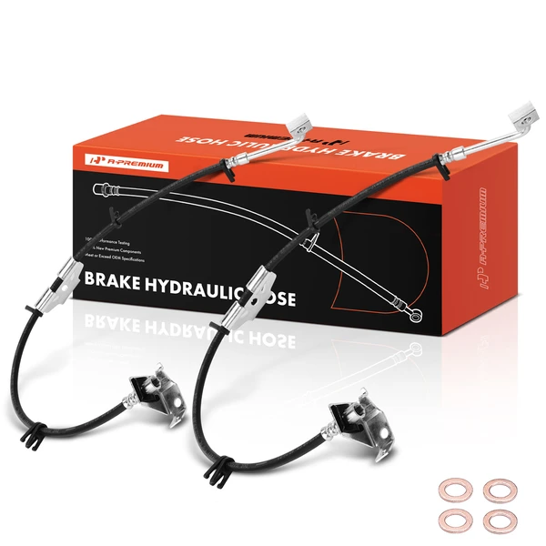 2 Pcs Front Brake Hydraulic Hose for Dodge Ram 2500 Ram 3500 03-10 Ram 2500 3500