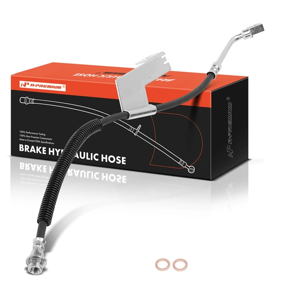 Front Driver Brake Hydraulic Hose for Chevy Express 3500 GMC Savana 3500