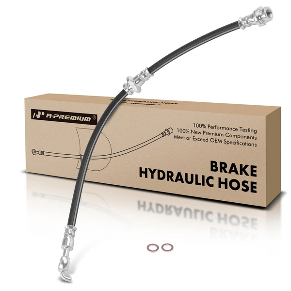 Front Driver or Passenger Brake Hydraulic Hose for 1988-1995 Isuzu Pickup