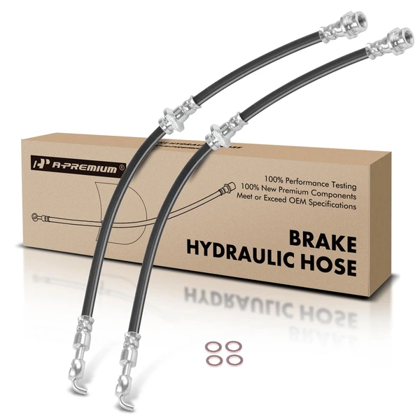 2 Pcs Front Brake Hydraulic Hose for Honda Passport 1994-1995 Isuzu Pickup