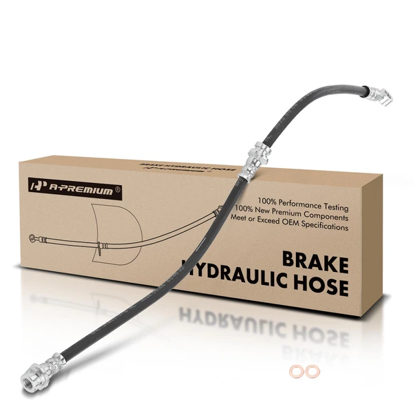 Front Driver or Passenger Brake Hydraulic Hose for Nissan Pathfinder Infiniti QX4