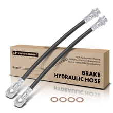 2 Pcs Rear Brake Hydraulic Hose