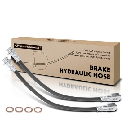 2 Pcs Brake Hydraulic Hose