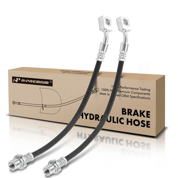 2 Pcs Rear Brake Hydraulic Hose for 2007-2010 Saturn Sky