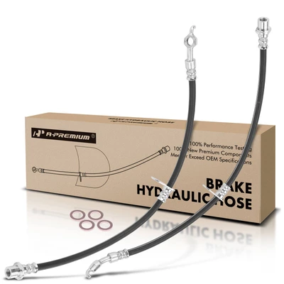2 Pcs Front Brake Hydraulic Hose