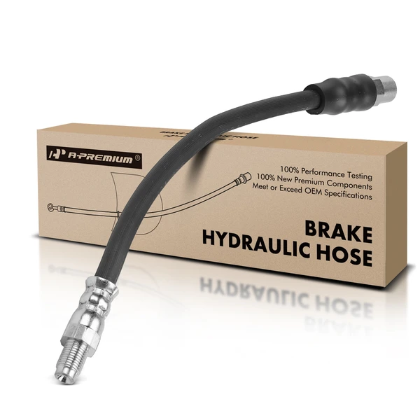 Rear Driver or Passenger Outer Brake Hydraulic Hose for 1996-2001 Audi A4 Quattro