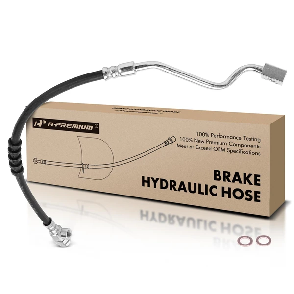 Front Driver Brake Hydraulic Hose for Ford F-250 Super Duty F-350 Super Duty RWD