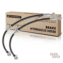 2 Pcs Front Brake Hydraulic Hose for 1992-1997 Geo Metro