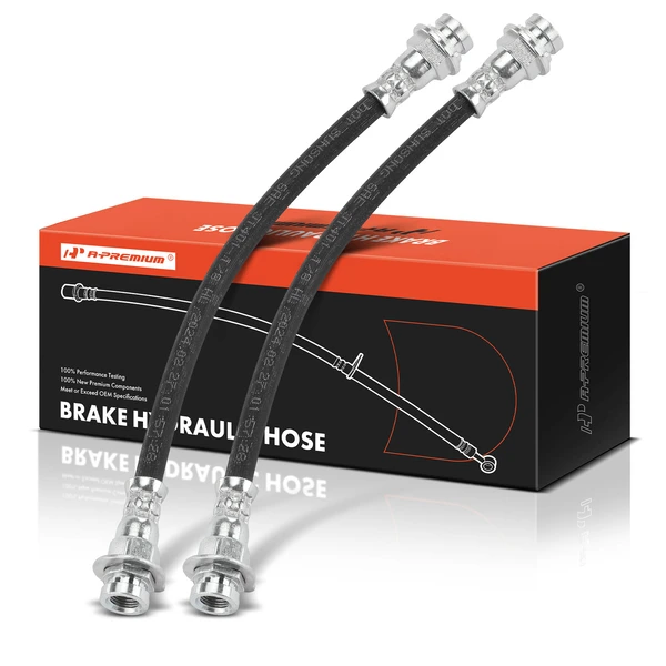 2 Pcs Rear Brake Hydraulic Hose for Saturn Ion 2003 with Soft Ride Susp