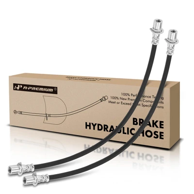 2 Pcs Rear Inner Brake Hydraulic Hose