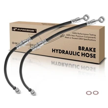 2 Pcs Rear Brake Hydraulic Hose for 1990-1998 Subaru Legacy