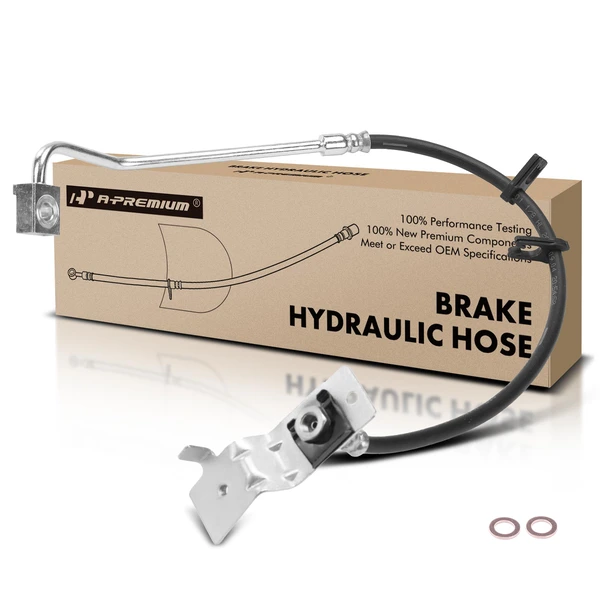 Front Driver Brake Hydraulic Hose for 1999-2004 Ford F-450 Super Duty