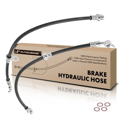 2 Pcs Rear Brake Hydraulic Hose