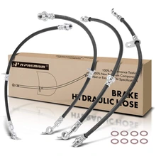 4 Pcs Front & Rear Brake Hydraulic Hose for 1997-2004 Toyota Avalon