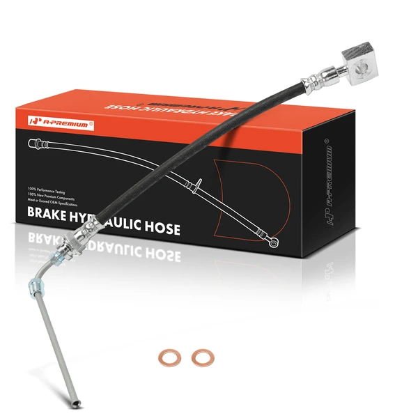 Rear Driver Brake Hydraulic Hose for 2000-2002 Ford E-450 Econoline Super Duty