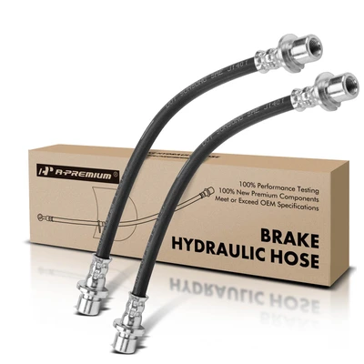 2 Pcs Rear Brake Hydraulic Hose