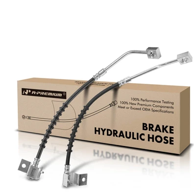 2 Pcs Front Brake Hydraulic Hose