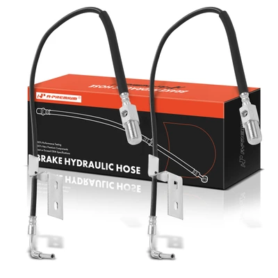 2 Pcs Front Brake Hydraulic Hose