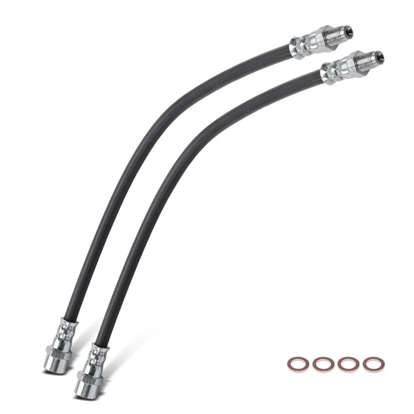 2 Pcs Front Brake Hydraulic Hose for Mercedes-Benz 280CE 300CD 400E