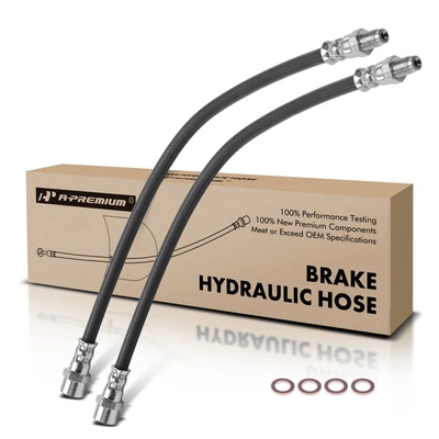 2 Pcs Front Brake Hydraulic Hose