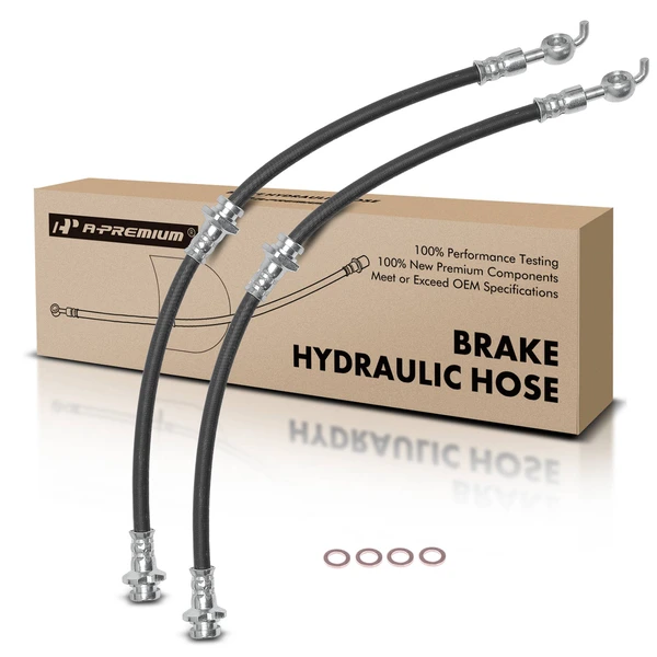 2 Pcs Front Brake Hydraulic Hose for Honda Passport Axiom Isuzu Rodeo