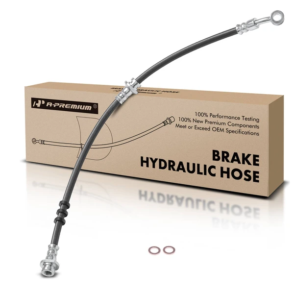 Front Driver Brake Hydraulic Hose for 1991-1993 Nissan NX