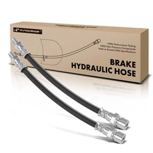 2 Pcs Rear Brake Hydraulic Hose for 1968-2004 Volkswagen Sedan