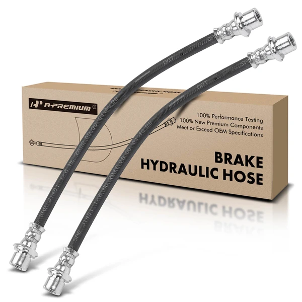 2 Pcs Rear Brake Hydraulic Hose for Toyota Corolla Pontiac Vibe Geo