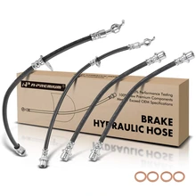 4 Pcs Front & Rear Brake Hydraulic Hose