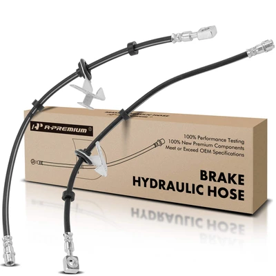 2 Pcs Front Brake Hydraulic Hose