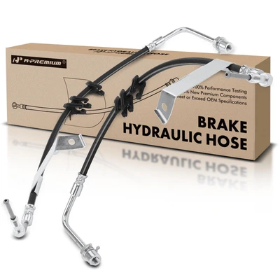 2 Pcs Rear Brake Hydraulic Hose