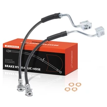 2 Pcs Front Brake Hydraulic Hoses for 1980-1985 Ford F-250