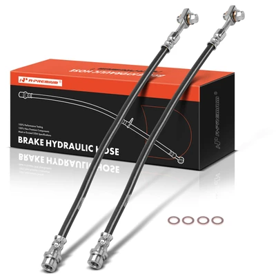 2 Pcs Rear Brake Hydraulic Hose