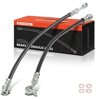 2 Pcs Rear Brake Hydraulic Hose
