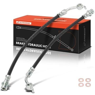 2 Pcs Rear Brake Hydraulic Hose