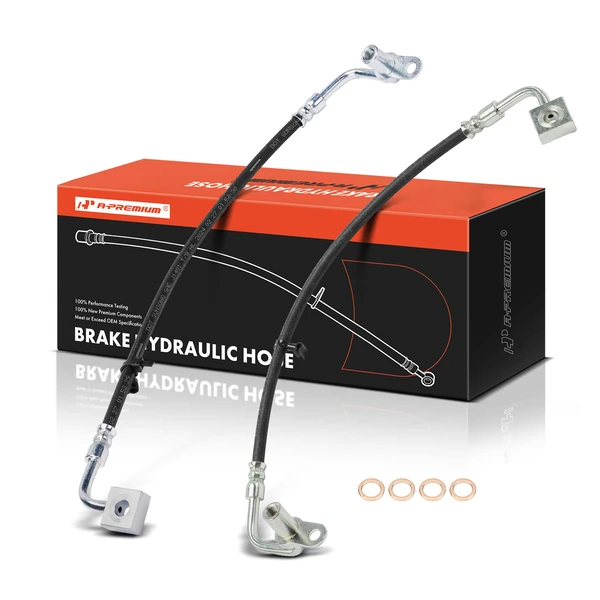 2 Pcs Front Brake Hydraulic Hose for 2019-2024 Ram 1500