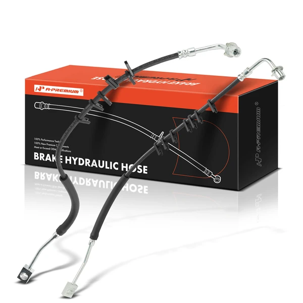 2 Pcs Front Brake Hydraulic Hose for Chevy C4500 Kodiak 03-09