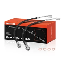 2 Pcs Front Brake Hydraulic Hose for 1975-1983 Ford E-100 Econoline